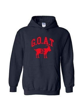 Expression Tees G.O.A.T Greatest of All Time New England Football Crewneck Sweatshirt